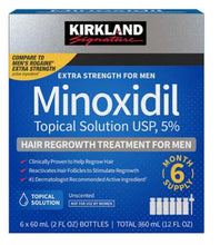 Load image into Gallery viewer, Minoxodil Liquid - Kirkland Signature 5% - 3 Month Supply