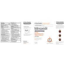 Load image into Gallery viewer, FOLIGAIN MINOXIDIL 5% HAIR REGROWTH TREATMENT for Men (6 fl oz) 180ml 3 Month Supply