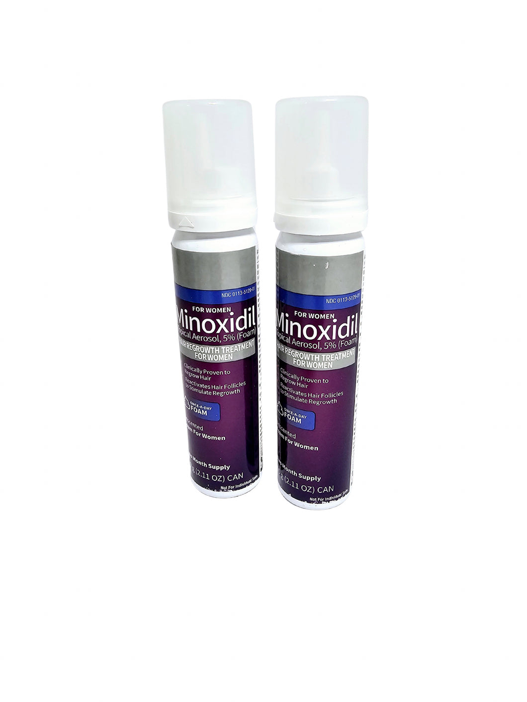 Kirkland Minoxidil Foam 5% for Women - 2 Bottles