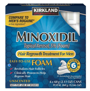 Kirkland Minoxidil Foam 5% - 2 Month Supply